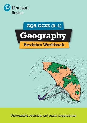 Book cover for Pearson REVISE AQA GCSE Geography Revision Workbook - for 2025 and 2026 exams