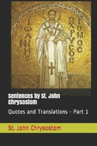 Cover of Sentences by St. John Chrysostom