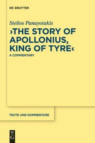 Cover of "The Story of Apollonius, King of Tyre"