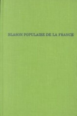 Cover of Blason Populaire de La France