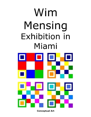 Book cover for Wim Mensing Exhibition in Miami