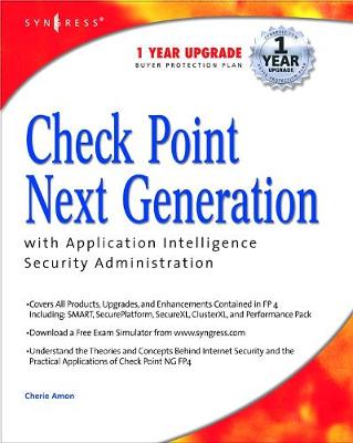 Book cover for Check Point Next Generation with Application Intelligence Security Administration