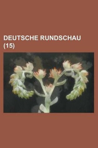 Cover of Deutsche Rundschau (15)