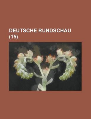 Book cover for Deutsche Rundschau (15)