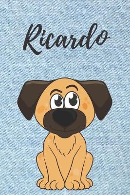 Book cover for Ricardo Hund-Malbuch / Notizbuch Tagebuch