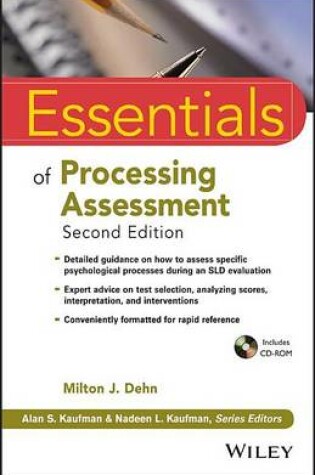 Cover of Essentials of Processing Assessment