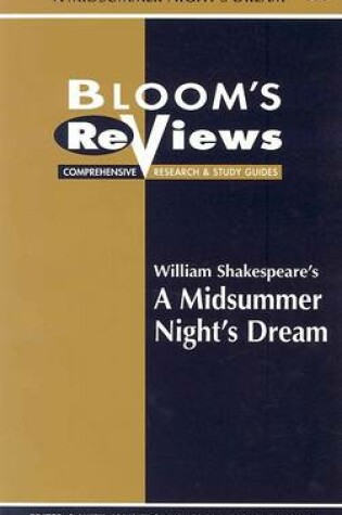 Cover of William Shakespeare's "Midsummer Night's Dream"