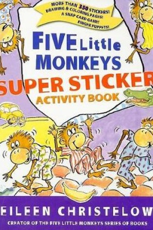 Cover of Five Little Monkeys Super Sticker Activity Book
