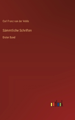 Book cover for S�mmtliche Schriften