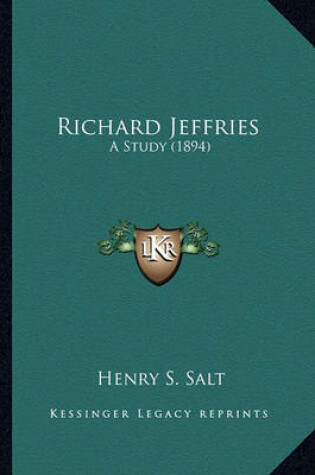 Cover of Richard Jeffries Richard Jeffries