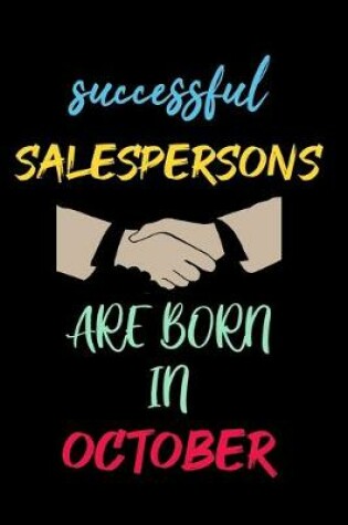 Cover of successful salespersons are born in November - journal notebook birthday gift for salesperson - mother's day gift