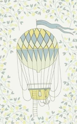 Book cover for Lemon Hot Air Balloon & Basket - Lined Notebook with Margins - 5x8