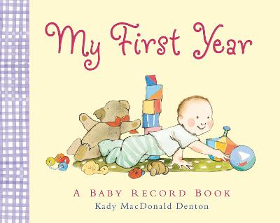 Book cover for My First Year: A Baby Record Book