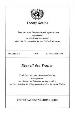 Book cover for Treaty Series 2643