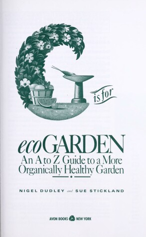 Book cover for G is for Ecogarden