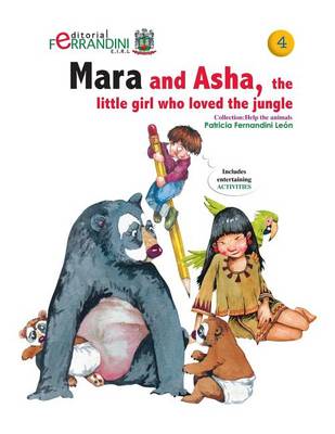 Book cover for Mara and Asha, the little girl who loved the jungle