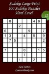 Book cover for Sudoku Large Print - Hard Level - N°12