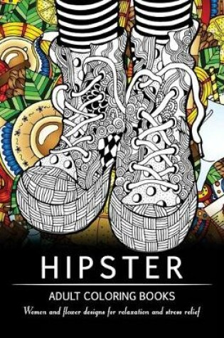 Cover of Hipster Adult Coloring Book