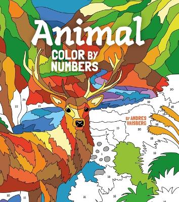 Book cover for Animal Color by Numbers