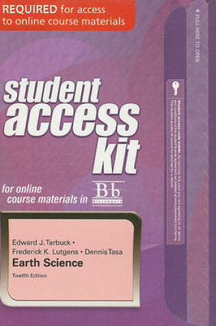 Cover of Blackboard Student Access Code Card for Biology