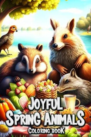 Cover of Joyful Spring Animals Coloring Book