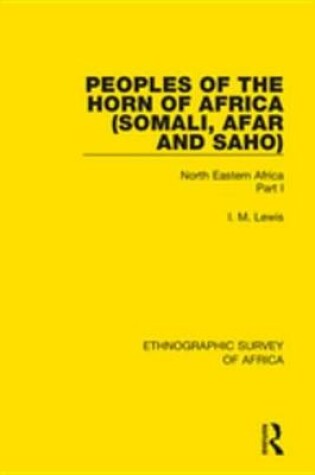 Cover of Peoples of the Horn of Africa (Somali, Afar and Saho)