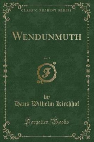 Cover of Wendunmuth, Vol. 2 (Classic Reprint)