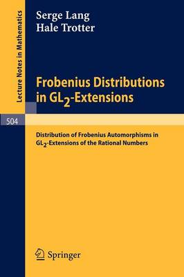 Book cover for Frobenius Distributions in GL2-Extensions