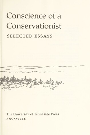 Cover of Conscience of a Conservationist