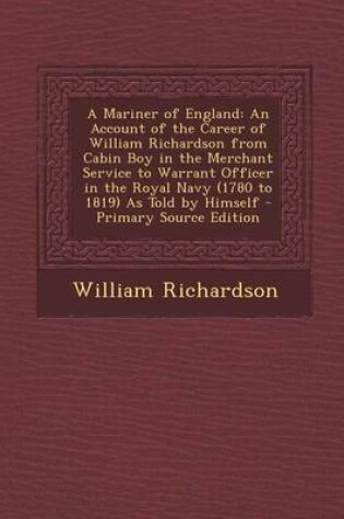 Cover of A Mariner of England