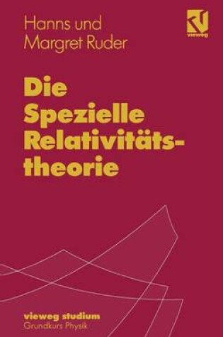 Cover of Die Spezielle Relativitststheorie