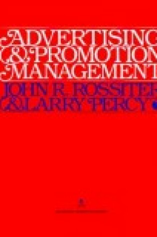 Cover of Advertising and Promotion Management