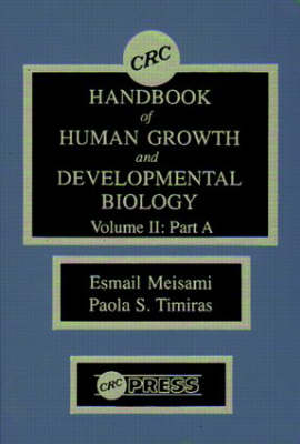 Cover of CRC Handbook of Human Growth and Developmental Biology, Volume II
