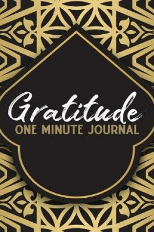 Cover of Gratitude One minnute Journal