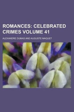 Cover of Romances Volume 41