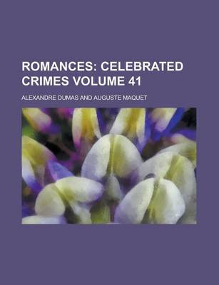 Book cover for Romances Volume 41