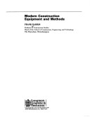 Book cover for Modern Construction Equipment and Methods