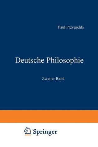 Cover of Deutsche Philosophie