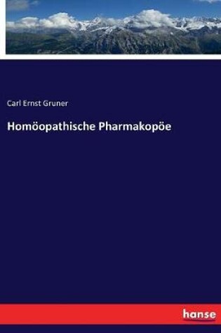 Cover of Homöopathische Pharmakopöe