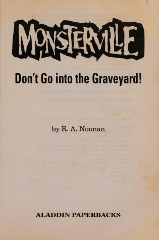 Cover of Don't Go into the Graveyard