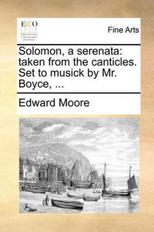 Cover of Solomon, a Serenata