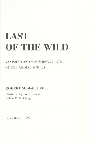 Book cover for Last of the Wild
