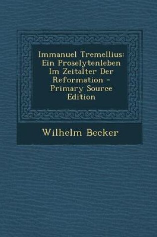 Cover of Immanuel Tremellius