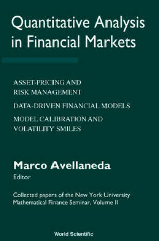 Cover of Quantitative Analysis in Financial Markets