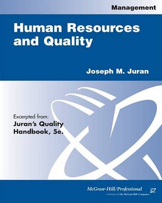 Book cover for Human Resources and Quality