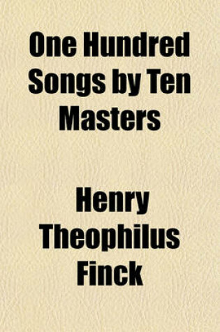 Cover of One Hundred Songs by Ten Masters