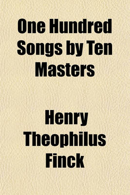 Book cover for One Hundred Songs by Ten Masters