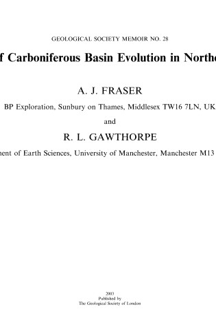 Cover of An Atlas of Carboniferous Basin Evolution in Northern England