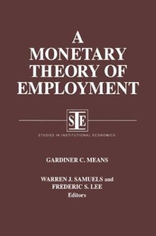 Cover of A Monetary Theory of Employment