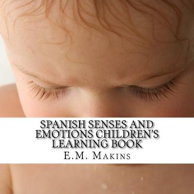 Book cover for Spanish Senses and Emotions Children's Learning Book